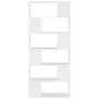 White plywood separator bookcase 80x24x186 cm by vidaXL, Bookcases and shelves - Ref: Foro24-809152, Price: 78,25 €, Discount: %