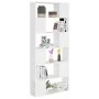 White plywood separator bookcase 80x24x186 cm by vidaXL, Bookcases and shelves - Ref: Foro24-809152, Price: 78,25 €, Discount: %