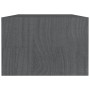 Solid gray pine wood coffee table 110x50x34 cm by vidaXL, Coffee table - Ref: Foro24-809914, Price: 54,68 €, Discount: %