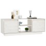 Massiver TV-Schrank aus weißem Kiefernholz, 110 x 30 x 40 cm von vidaXL, TV-Möbel - Ref: Foro24-809901, Preis: 68,96 €, Rabat...