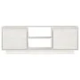 Massiver TV-Schrank aus weißem Kiefernholz, 110 x 30 x 40 cm von vidaXL, TV-Möbel - Ref: Foro24-809901, Preis: 68,09 €, Rabat...