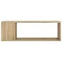 TV stand made of Sonoma oak plywood, measuring 100x24x32 cm. by vidaXL, TV Furniture - Ref: Foro24-809164, Price: 36,91 €, Di...