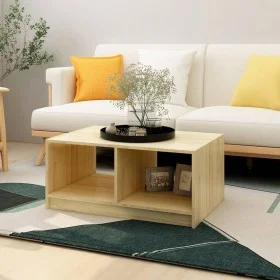 Solid pine wood coffee table 75x50x33.5 cm by vidaXL, Coffee table - Ref: Foro24-809906, Price: 53,99 €, Discount: %
