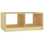 Solid pine wood coffee table 75x50x33.5 cm by vidaXL, Coffee table - Ref: Foro24-809906, Price: 53,98 €, Discount: %