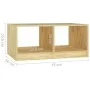 Couchtisch aus massivem Kiefernholz, 75 x 50 x 33,5 cm von vidaXL, Couchtisch - Ref: Foro24-809906, Preis: 53,98 €, Rabatt: %