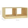 Mesa de centro de madera maciza de pino 75x50x33,5 cm de vidaXL, Mesas de centro - Ref: Foro24-809906, Precio: 54,66 €, Descu...