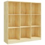 Bücherregal/Raumteiler aus Zirbenholz 104x33,5x110 cm von vidaXL, Bücherregale und Regale - Ref: Foro24-809972, Preis: 121,48...