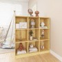 Bücherregal/Raumteiler aus Zirbenholz 104x33,5x110 cm von vidaXL, Bücherregale und Regale - Ref: Foro24-809972, Preis: 121,48...