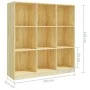 Pine wood shelf/divider for spaces 104x33.5x110 cm by vidaXL, Bookcases and shelves - Ref: Foro24-809972, Price: 119,90 €, Di...