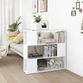 Bookshelf / room divider white 100x24x94 cm by vidaXL, Bookcases and shelves - Ref: Foro24-809179, Price: 74,06 €, Discount: %