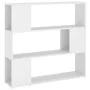 Estantería de libros/divisor de espacios blanco 100x24x94 cm de vidaXL, Librerías y estanterías - Ref: Foro24-809179, Precio:...