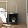 Bedside table 2 units pine wood gray 35.5x33.5x41.5 cm by vidaXL, Nightstands - Ref: Foro24-809924, Price: 36,91 €, Discount: %