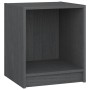 Bedside table 2 units pine wood gray 35.5x33.5x41.5 cm by vidaXL, Nightstands - Ref: Foro24-809924, Price: 36,91 €, Discount: %