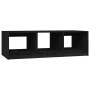 Mesa de centro madera maciza de pino negro 110x50x34 cm de vidaXL, Mesas de centro - Ref: Foro24-809916, Precio: 57,08 €, Des...