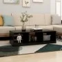 Couchtisch aus massivem schwarzem Kiefernholz, 110 x 50 x 34 cm von vidaXL, Couchtisch - Ref: Foro24-809916, Preis: 67,13 €, ...