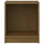 Honigbrauner Nachttisch aus massivem Kiefernholz, 35,5 x 33,5 x 41,5 cm von vidaXL, Nachttische - Ref: Foro24-809925, Preis: ...