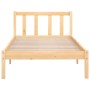 Bettgestell aus massivem Kiefernholz, 90 x 190 cm von vidaXL, Betten und Lattenroste - Ref: Foro24-810047, Preis: 72,09 €, Ra...