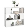 Regal / Raumteiler weiß glänzend 100x24x94 cm von vidaXL, Bücherregale und Regale - Ref: Foro24-809185, Preis: 78,00 €, Rabat...