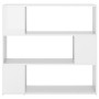 Estantería/divisor de espacios blanco brillo 100x24x94 cm de vidaXL, Librerías y estanterías - Ref: Foro24-809185, Precio: 78...