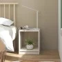 Nachttisch 2 Stück weißes Kiefernholz 35,5x33,5x41,5 cm von vidaXL, Nachttische - Ref: Foro24-809922, Preis: 37,58 €, Rabatt: %
