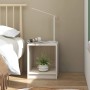 Nightstand 2 pcs white pine wood 35.5x33.5x41.5 cm by vidaXL, Nightstands - Ref: Foro24-809922, Price: 37,96 €, Discount: %