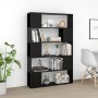Sperrholz Bücherregal Separator schwarz 100x24x155 cm von vidaXL, Bücherregale und Regale - Ref: Foro24-809198, Preis: 79,27 ...
