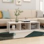 Couchtisch aus massivem Kiefernholz weiß 110x50x34 cm von vidaXL, Couchtisch - Ref: Foro24-809913, Preis: 57,73 €, Rabatt: %