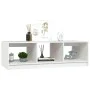 Mesa de centro de madera maciza de pino blanco 110x50x34 cm de vidaXL, Mesas de centro - Ref: Foro24-809913, Precio: 57,21 €,...