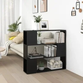 Black shelving/space divider 100x24x94 cm by vidaXL, Bookcases and shelves - Ref: Foro24-809180, Price: 57,98 €, Discount: %