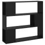 Estantería/divisor de espacios negro 100x24x94 cm de vidaXL, Librerías y estanterías - Ref: Foro24-809180, Precio: 55,26 €, D...