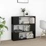 Estantería/divisor de espacios negro 100x24x94 cm de vidaXL, Librerías y estanterías - Ref: Foro24-809180, Precio: 55,26 €, D...