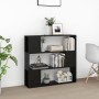 Schwarzes Regal/Raumteiler 100x24x94 cm von vidaXL, Bücherregale und Regale - Ref: Foro24-809180, Preis: 56,18 €, Rabatt: %