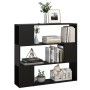Schwarzes Regal/Raumteiler 100x24x94 cm von vidaXL, Bücherregale und Regale - Ref: Foro24-809180, Preis: 56,18 €, Rabatt: %