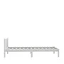Solid white pine wood bed frame 90x190 cm by vidaXL, Beds and slatted bases - Ref: Foro24-810048, Price: 77,28 €, Discount: %