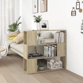 Sonoma oak color space divider shelf 100x24x94 cm by vidaXL, Bookcases and shelves - Ref: Foro24-809182, Price: 63,39 €, Disc...