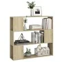 Sonoma oak color space divider shelf 100x24x94 cm by vidaXL, Bookcases and shelves - Ref: Foro24-809182, Price: 61,43 €, Disc...