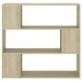 Sonoma oak color space divider shelf 100x24x94 cm by vidaXL, Bookcases and shelves - Ref: Foro24-809182, Price: 61,43 €, Disc...