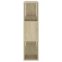 Estantería divisor de espacios color roble Sonoma 100x24x94 cm