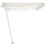 Automatic awning with wind sensor and LED cream 600x350 cm by vidaXL, Awnings - Ref: Foro24-3069692, Price: 955,85 €, Discoun...
