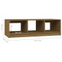 Massiver Couchtisch aus honigbraunem Kiefernholz, 110 x 50 x 34 cm von vidaXL, Couchtisch - Ref: Foro24-809915, Preis: 67,84 ...