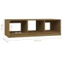 Massiver Couchtisch aus honigbraunem Kiefernholz, 110 x 50 x 34 cm von vidaXL, Couchtisch - Ref: Foro24-809915, Preis: 57,08 ...
