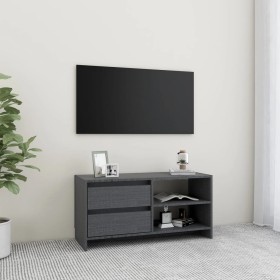 Massives Kiefernholz TV-Möbel grau 80x31x39 cm von vidaXL, TV-Möbel - Ref: Foro24-809896, Preis: 58,62 €, Rabatt: %