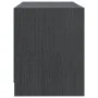 Solid pine wood TV stand in gray, measuring 80x31x39 cm. by vidaXL, TV Furniture - Ref: Foro24-809896, Price: 57,87 €, Discou...