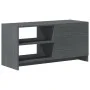Solid pine wood TV stand in gray, measuring 80x31x39 cm. by vidaXL, TV Furniture - Ref: Foro24-809896, Price: 57,87 €, Discou...