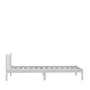 Solid white pine wood bed frame 90x200 cm by vidaXL, Beds and slatted bases - Ref: Foro24-810068, Price: 69,55 €, Discount: %