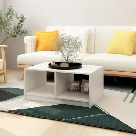 Couchtisch aus massivem Kiefernholz weiß 75x50x33,5 cm von vidaXL, Couchtisch - Ref: Foro24-809907, Preis: 42,25 €, Rabatt: %