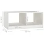 Couchtisch aus massivem Kiefernholz weiß 75x50x33,5 cm von vidaXL, Couchtisch - Ref: Foro24-809907, Preis: 42,25 €, Rabatt: %