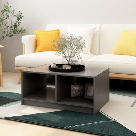 Mesa de centro de madera maciza de pino gris 75x50x33,5 cm de vidaXL, Mesas de centro - Ref: Foro24-809908, Precio: 39,64 €, ...