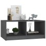 Solid gray pine wood coffee table 75x50x33.5 cm by vidaXL, Coffee table - Ref: Foro24-809908, Price: 39,64 €, Discount: %