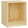 Solid mango wood bedside table 35.5x33.5x41.5 cm by vidaXL, Nightstands - Ref: Foro24-809919, Price: 29,05 €, Discount: %